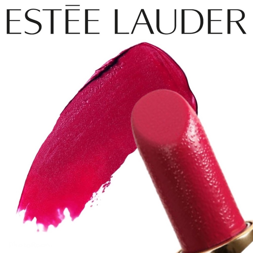 Estee Lauder Unattainable 220 Pure Color Matte Lipstick Pink with Red Undertone - Picture 3 of 8